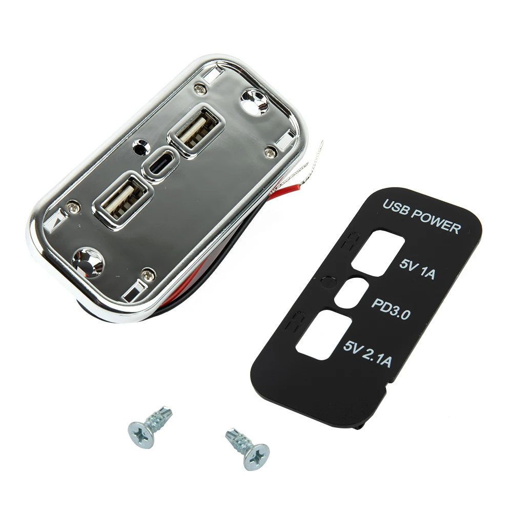 

Автомобильное зарядное устройство с двумя USB-портами, 12-24 В, 18 Вт