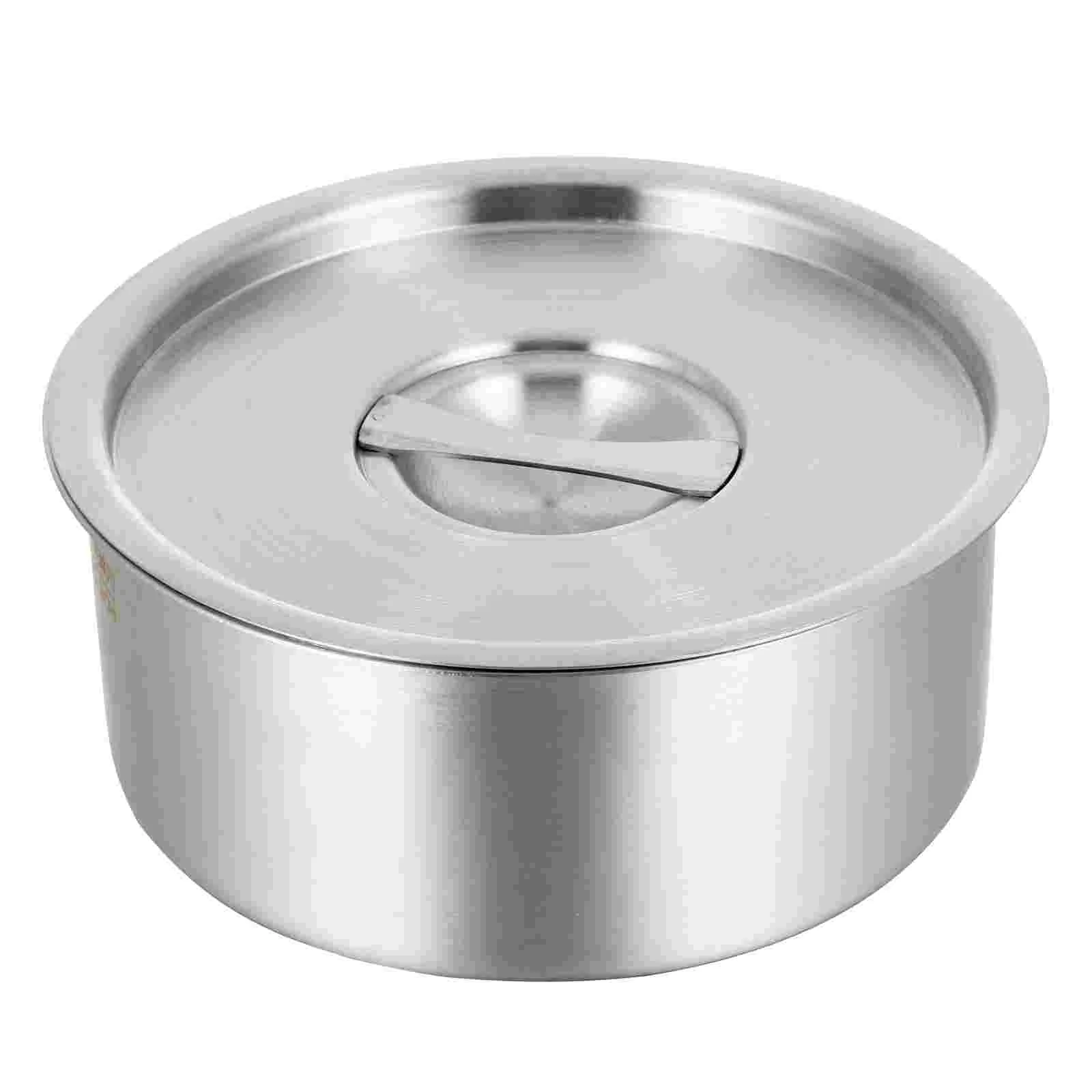 

Bowl Steel Mixing Stainless Lid Steamed With Rice Soup Storage Portable Dessert Cereal Bowls Serving Cuisine Egg Food Heating Or