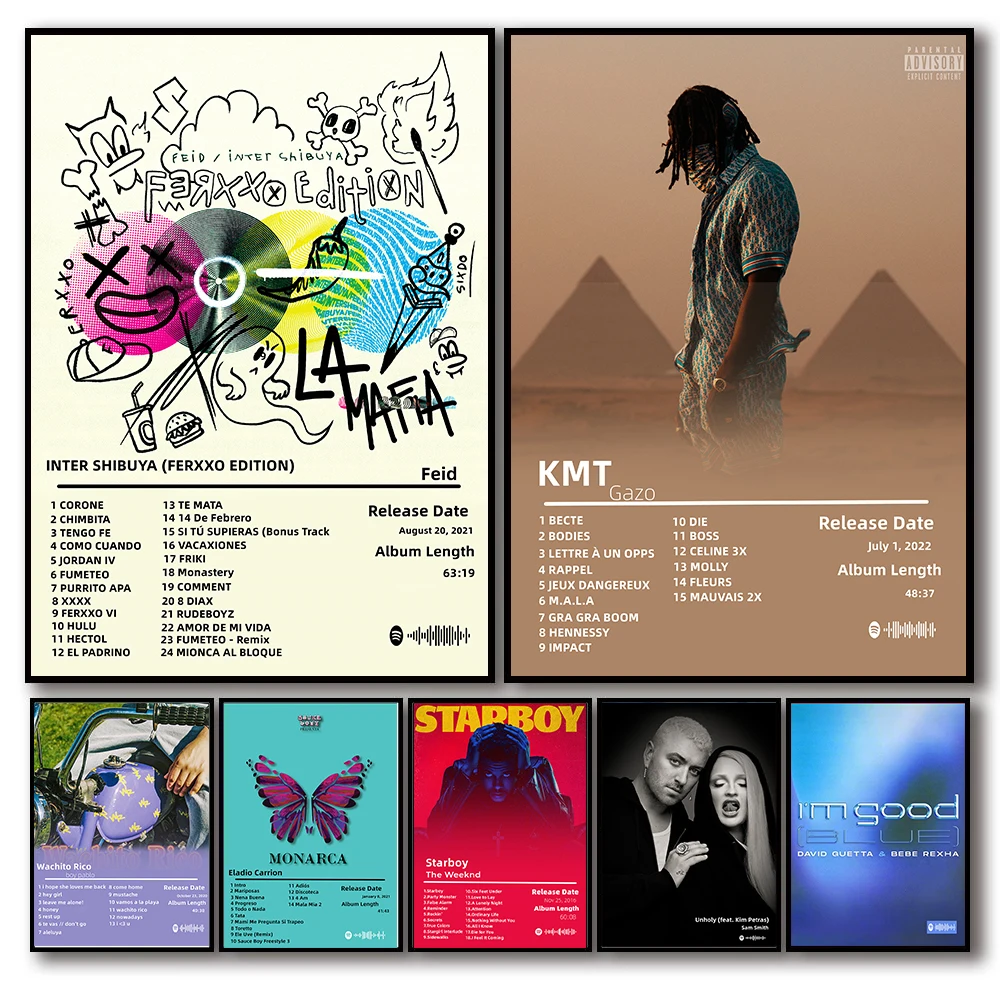 

Хит продаж, Постер-Обложка для альбома музыки и песен, украшение для Kpop, газо, ТВ, девушки, Kmt, рок-группы, Картина на холсте, настенное искусство, декор для комнаты, постеры