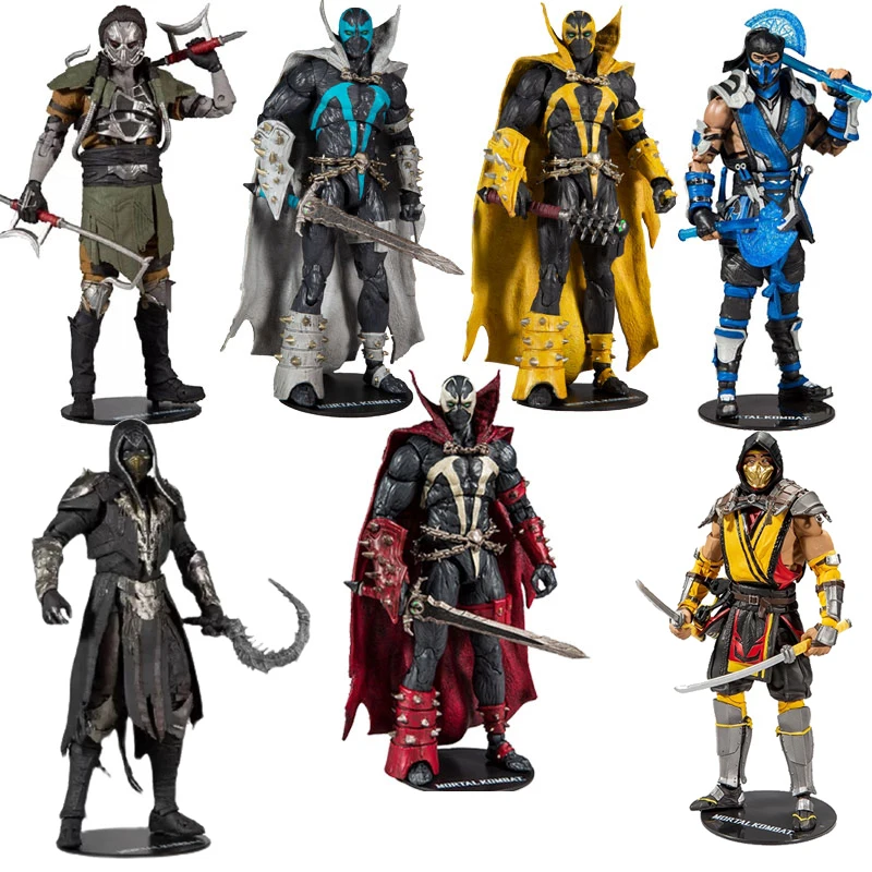 

Original Mcfarland Anime Figurine Scorpion Zero Kabal Mortal Kombat Action Figure 7inch Pvc Collect Model Children'S Toy Gift