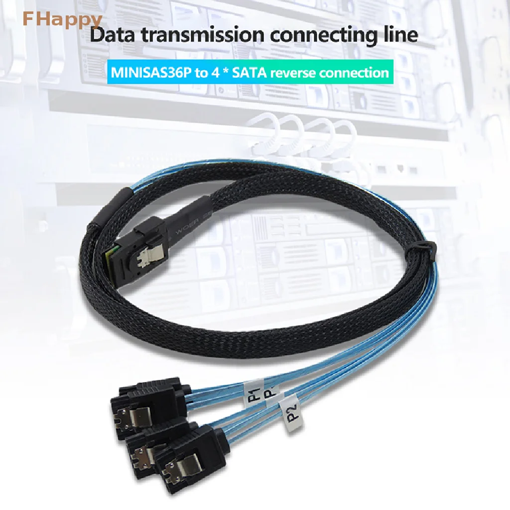 1 шт., мини-адаптер SATA на SAS 36P 4