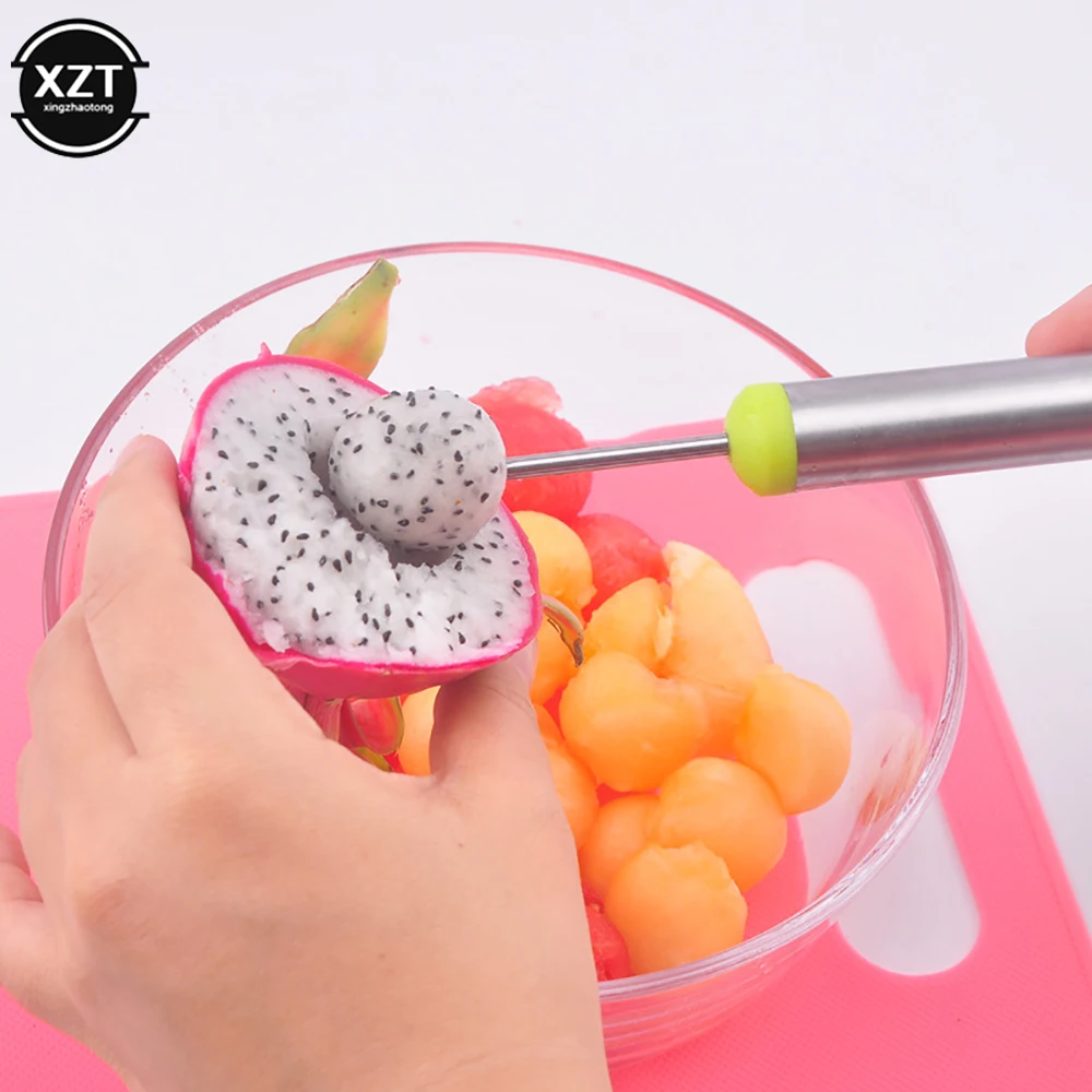 

1PC Stainless Steel Watermelon Ball Scoop Ice Cream Dig Spoon Multi Functional Fruit Dish Digging Tool