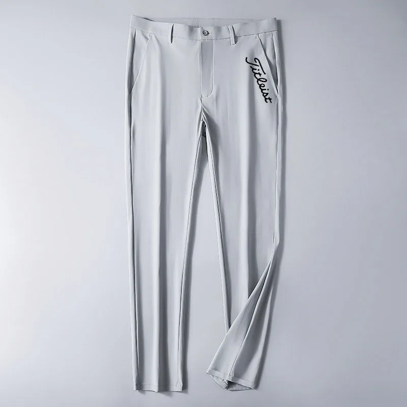 

Брюки для гольфа мужские тонкие, брендовые свободные прямые штаны для гольфа, Воздухопроницаемые быстросохнущие, весна-лето 2022