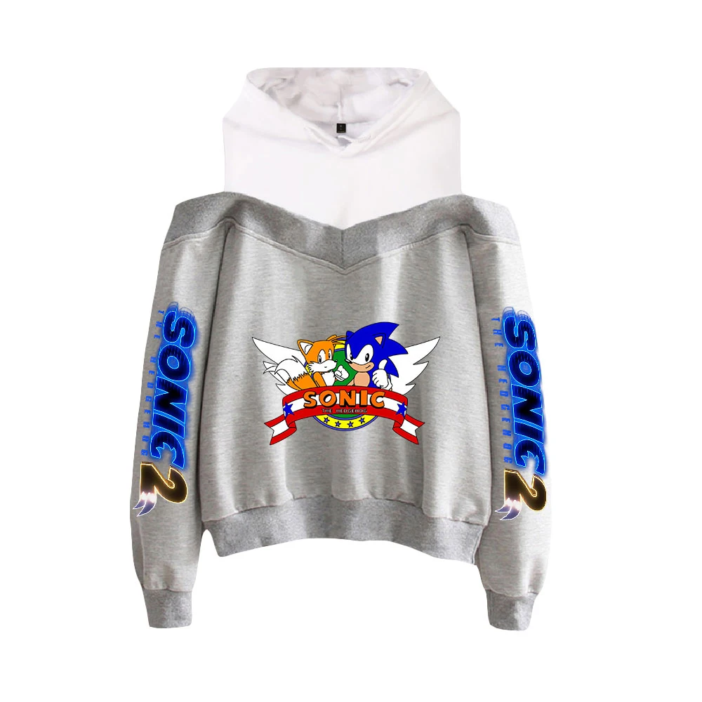 

Женский свитшот с длинным рукавом, Свободный пуловер в стиле аниме, Повседневный свитер на бретельках, уличная одежда в стиле Харадзюку, 2022