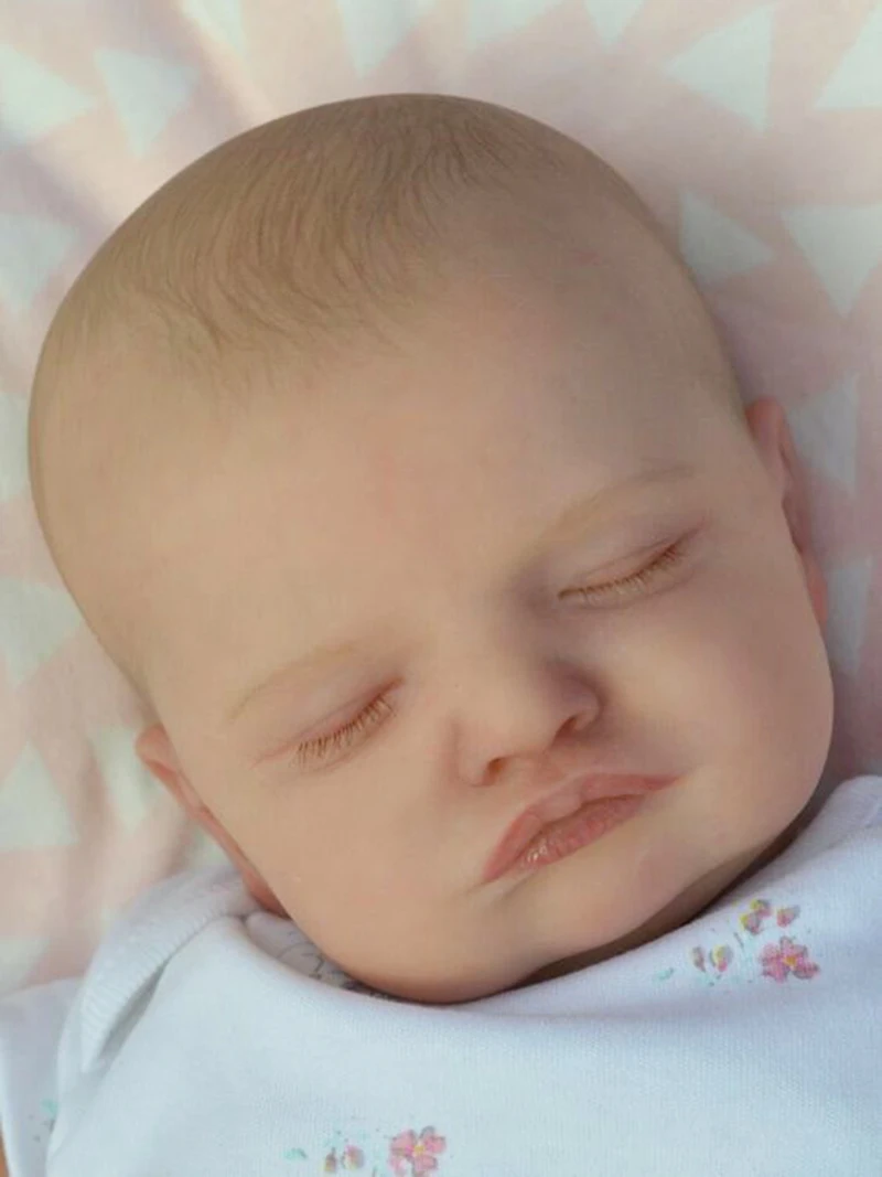 

Детали куклы Reborn RSG, 20 дюймов, премиум-детская Розали, Спящая детская, Реалистичная, мягкая на ощупь, незавершенная, набор для самостоятельно...