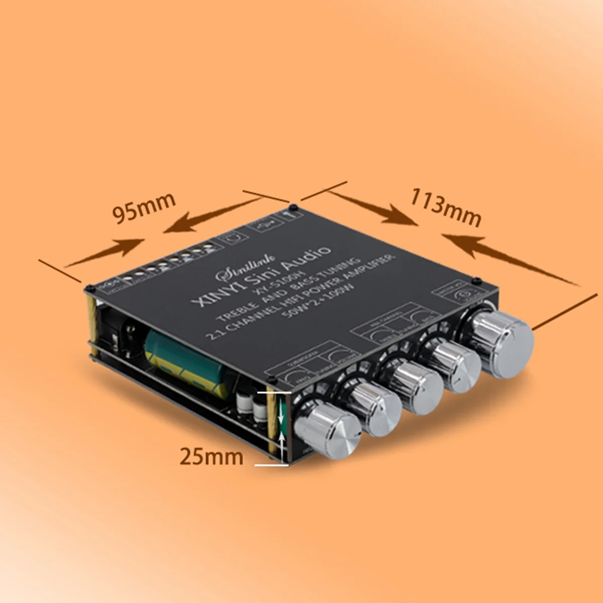 Плата усилителя Bluetooth TPA3116D2 50Wx2 + 100 Вт