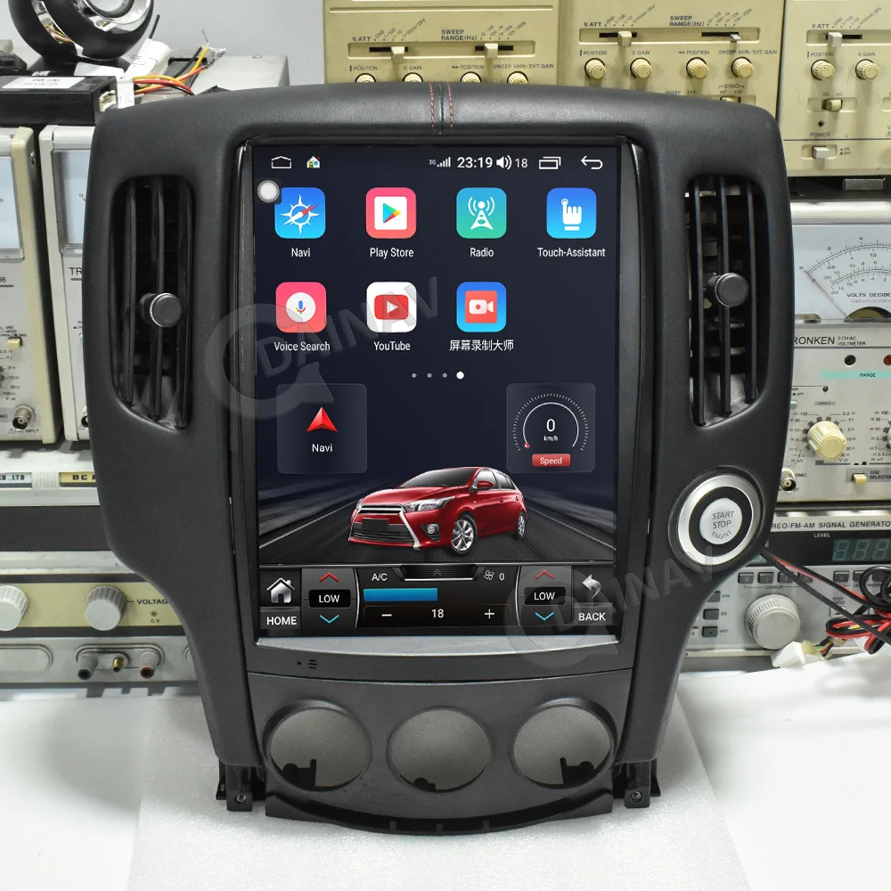 Автомобильный GPS-навигатор на Android с вертикальным экраном 13 6 дюйма для Ford Explorer