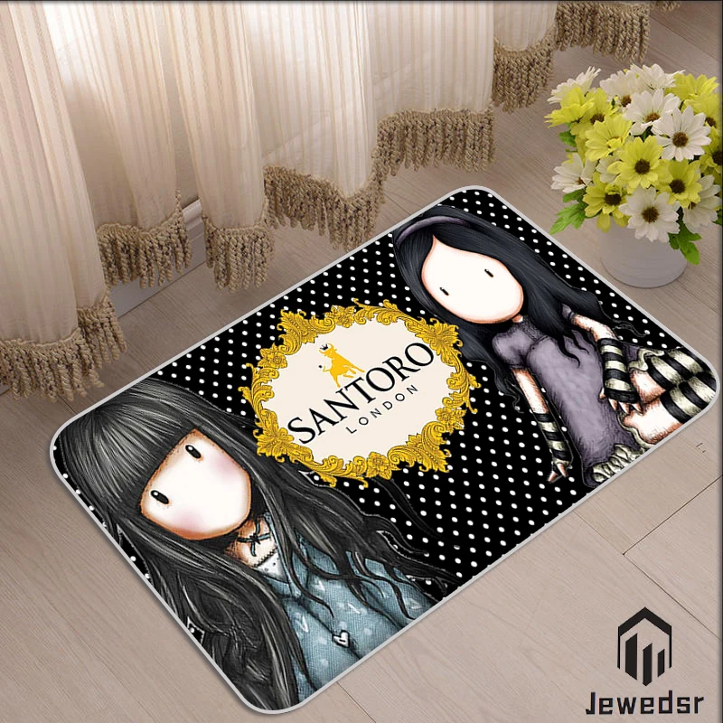 

Santoro Gorjuss Floor Mat Home Kitchen Carpet Funny Entrance Door Mats Living Room Rugs for Bedroom Bathroom Rug Bath the Facom
