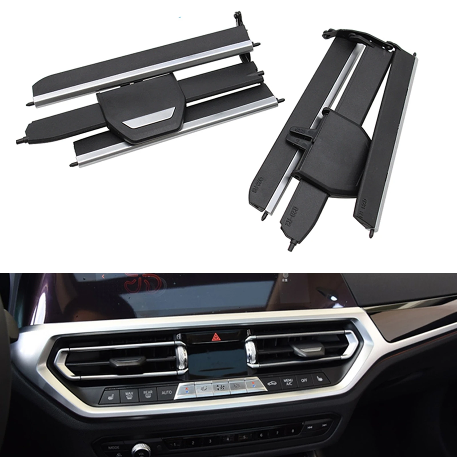 

A/C Air Vent Grille Outlet Trim Clips Repair Kit For BMW 2 Series F40 F44 3 Series G20 G28 4 Series G26 Z4 G29 X3 G01 G08 X4 G02