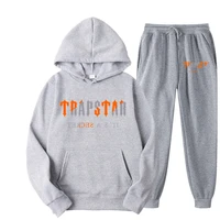 autumnwinter brand trapstar tracksuit mens hoodie sports sets fashion fleece sweatshirt sweatpants free shipping