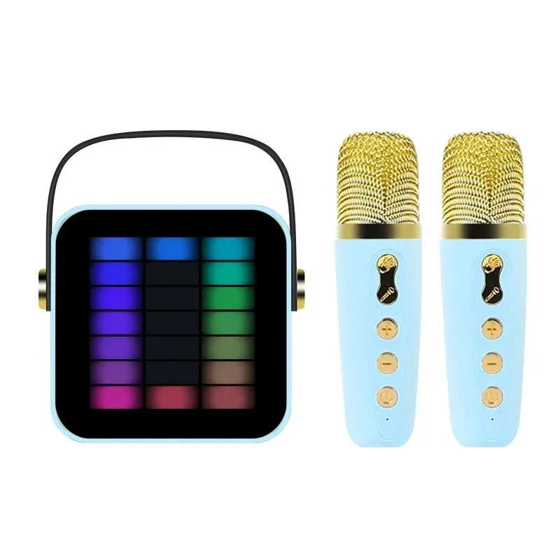 Мини-беспроводной микрофон для караоке Bluetooth-динамики уличный НЧ-динамик звук