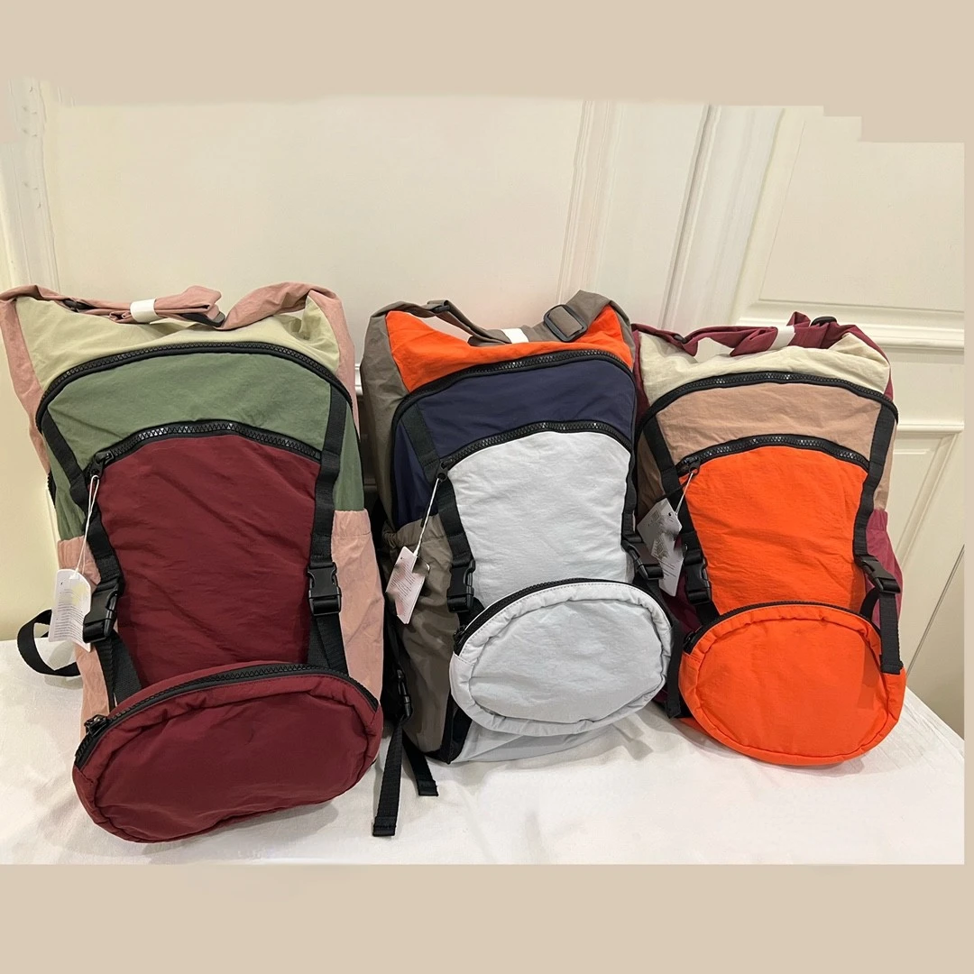 

Lulu Shoulder Mother Bag Fashion 21L Large Capacity Six Color Men's and Women's Backpack