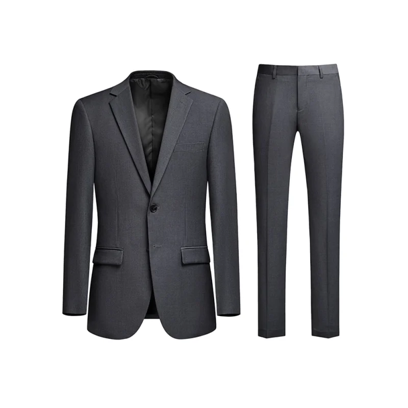 M-4231-black striped groom suit wedding dress formal business professional decoration men's