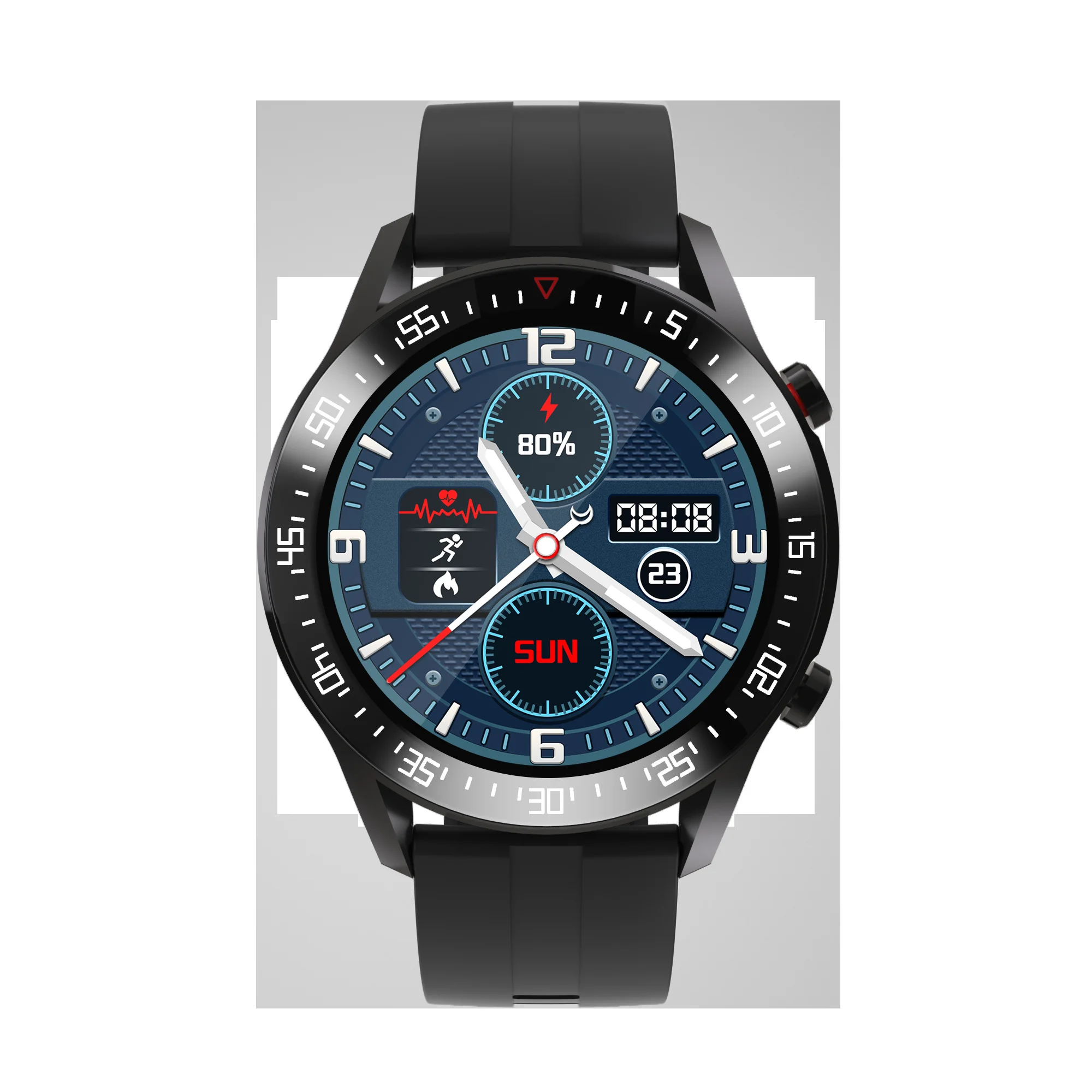 

Smartwatch Men's Digital Watch IP68 Waterproof Wrist Watches Multi-language Fitness Watch Sports Heart Rate Monitoring Sale Best