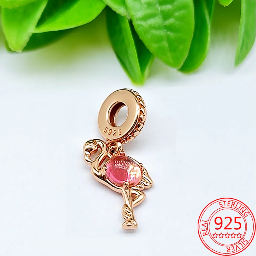 Женский браслет из серебра 925 пробы с розовым муранским стеклом - купить по