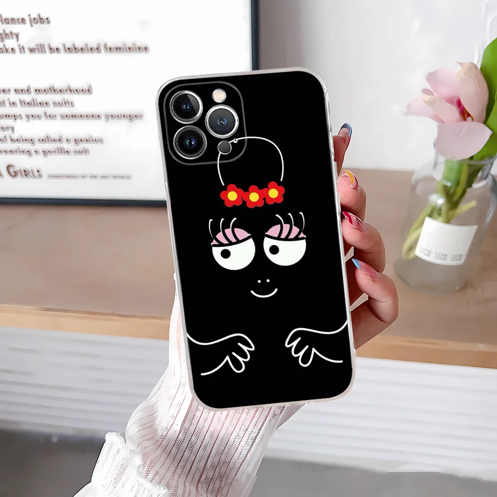 Мягкий силиконовый коврик для мыши с рисунком B-Barbapapa iphone 15 14 13 12 11 Pro Mini XS MAX 8 7 6 Plus X