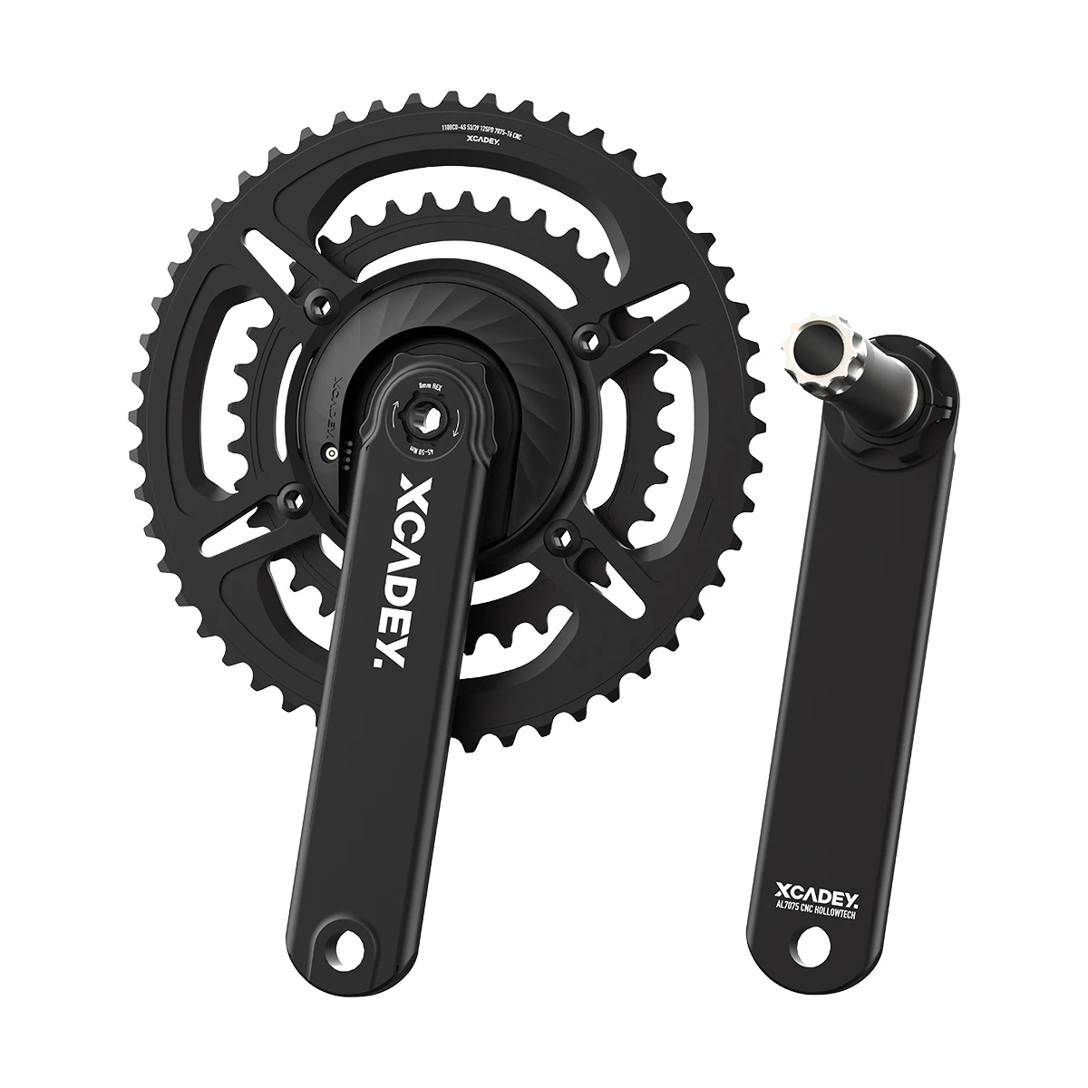Для нового XCADEY Crank Set Power Meter Crank Set 104BCD-4S 110BCD-4S 4H 5H 50-34T 144BCD Hollowtech дорожный MTB велосипед (art.: 3920cf31208df) - 3920cf31208df