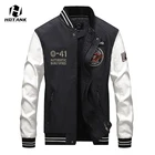 Мужская кожаная куртка, новинка 2022, мужские бейсбольные куртки из искусственной кожи с вышивкой, мужская повседневная куртка-бомбер на весну и осень, куртка-бомбер