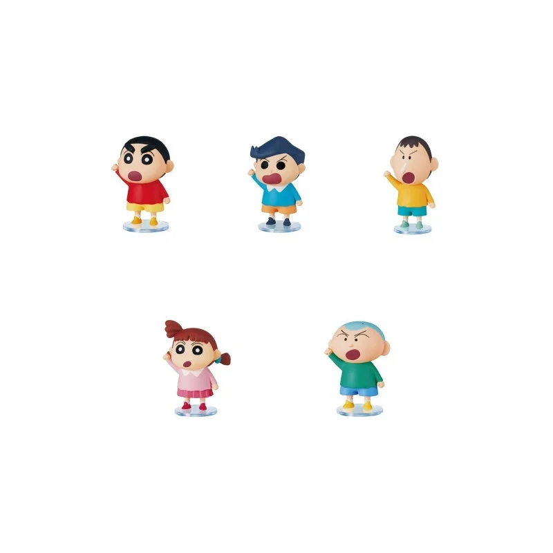 Фото Коллекционная фигурка Re Ment Crayon Shinchan Surprise Mix в закрытой упаковке, модный настольный декор для взрослых коллекционеров №5