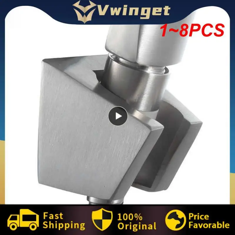 

1~8PCS Durable Stainless Steel Shower Head Holder Sprinkler Base 2 Gear Adjustment Shower Bracket Wall Mounted Bathroom