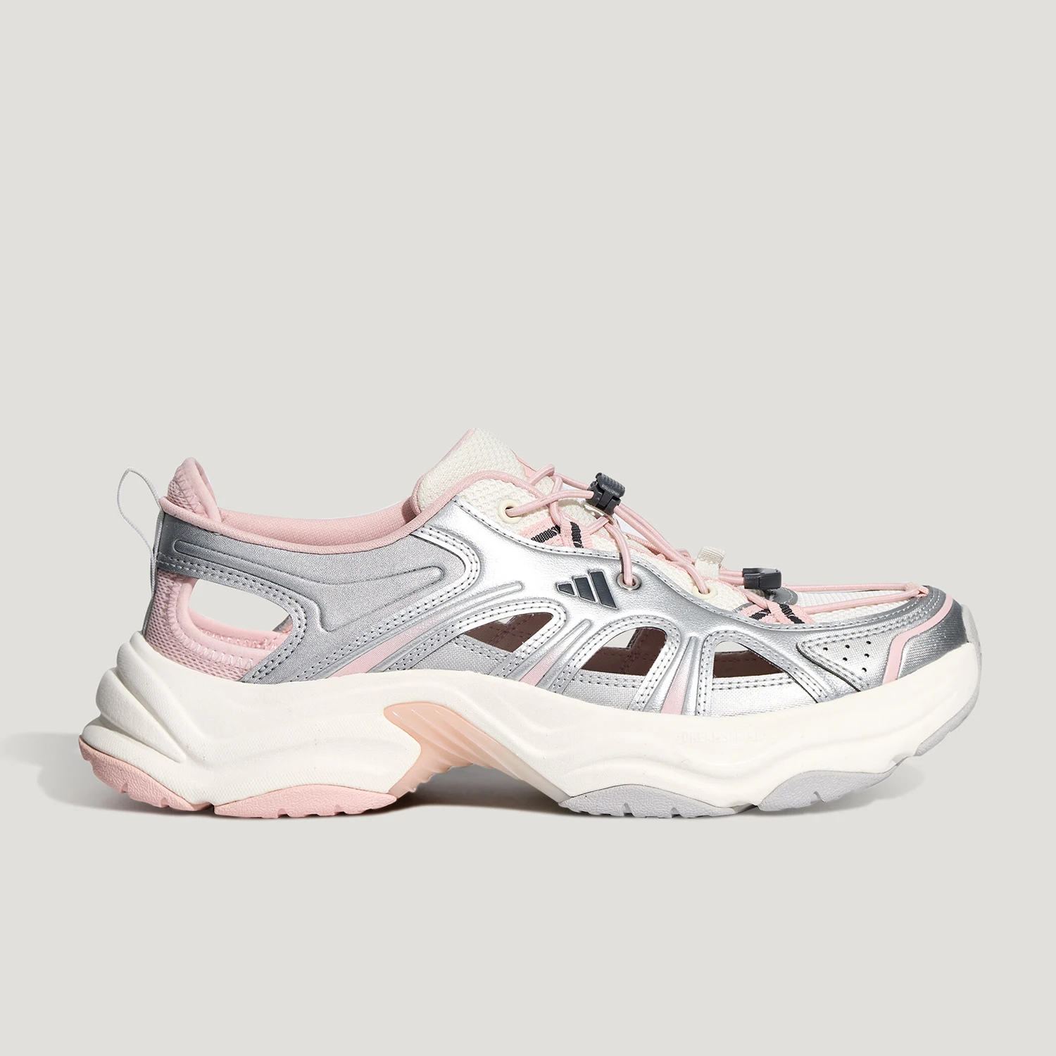 Фото Оригинальные летние женские сандалии Adidas на толстой подошве, модные повседневные, модель LA1994. №1