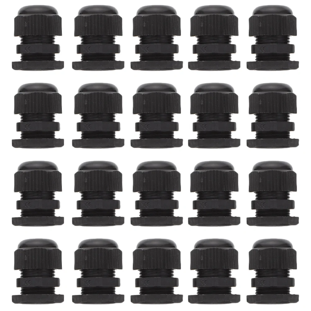 

20pcs Cable Connectors Cable Glands Adjustable Junction Box Joints Adapters(NPT1/2)