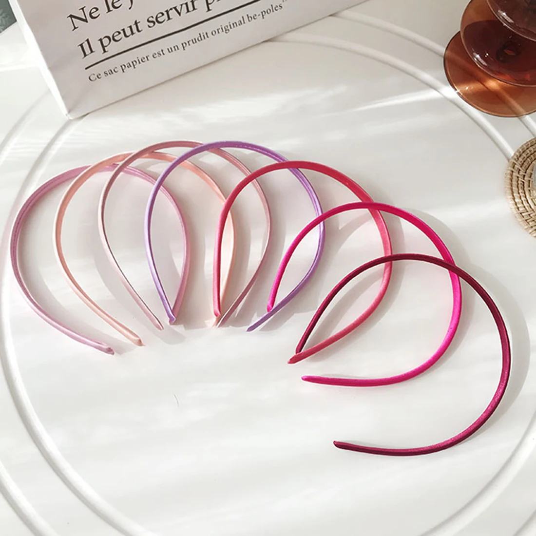 Ободок для волос тонкий женский