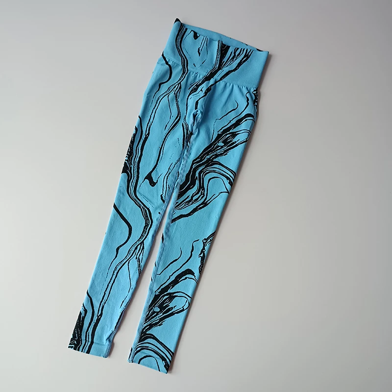 Women High Waist Seamless Tie Dye Yoga Pants for Women Outdoor Nude Tight Fitness Pants Honey Peach Hip Quick Dried Sports Pants