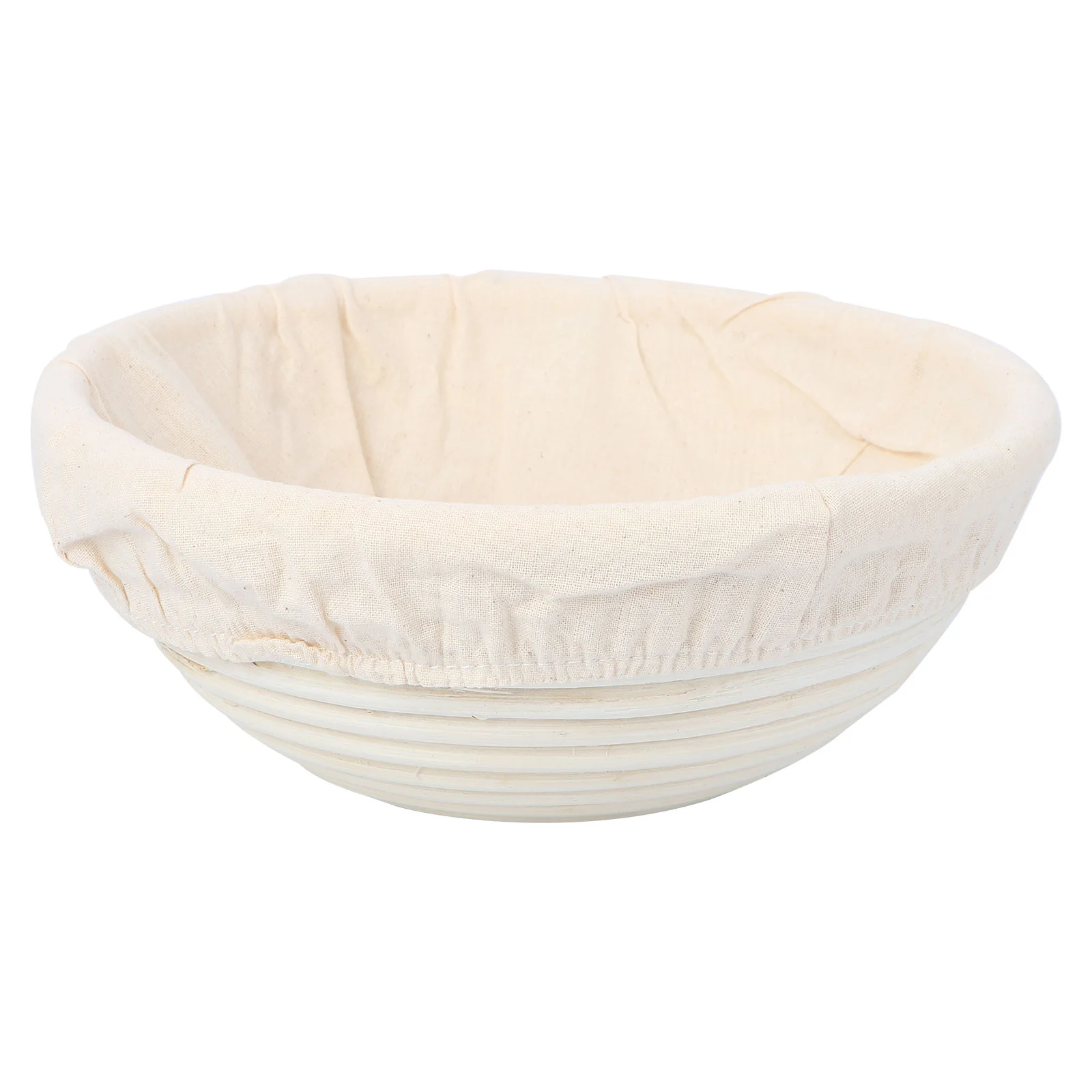 

Dough Basket Bowl Rattan Bread Proofing Bannetonbaking Loaf Liner Container Sourdough Serving Cloth