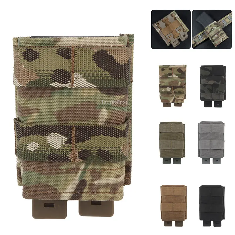 

Tactical 5.56 Magazine Pouches Outdoor Shooting Hunting Rifle Pistol Molle Single Mag Bag Military Airsoft Ammo Holders Pouch