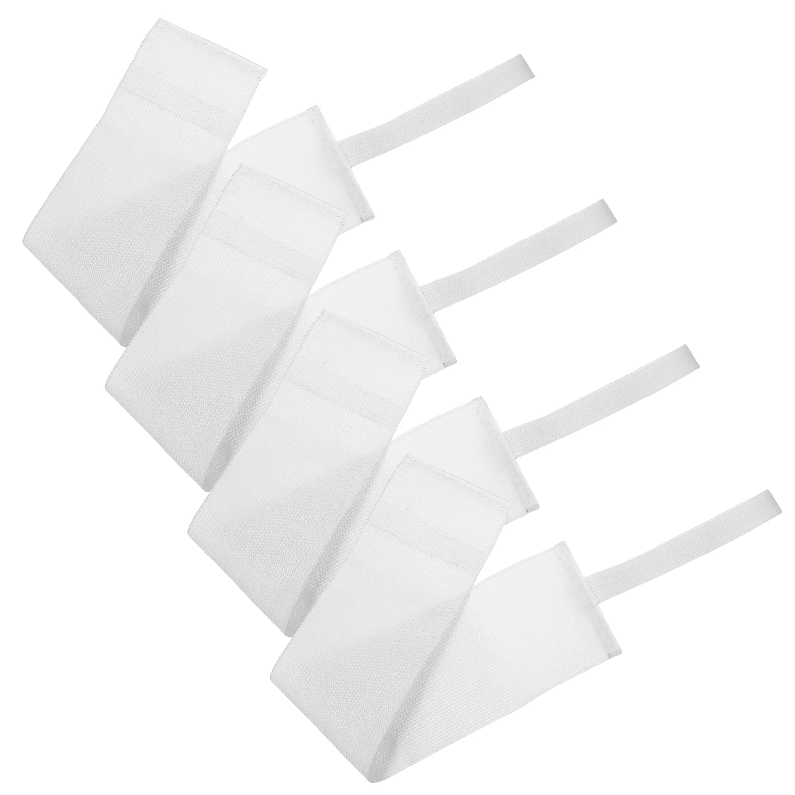 4 шт. капитанская белая повязка на руку футбольная траурная многофункциональная