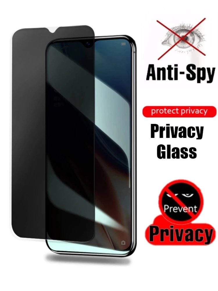 

Tempered Glass Anti-spy Privacy Film For Motorola Moto One Hyper Macro Vision Fusion Plus 5G ACE UW Full Cover Screen Protector