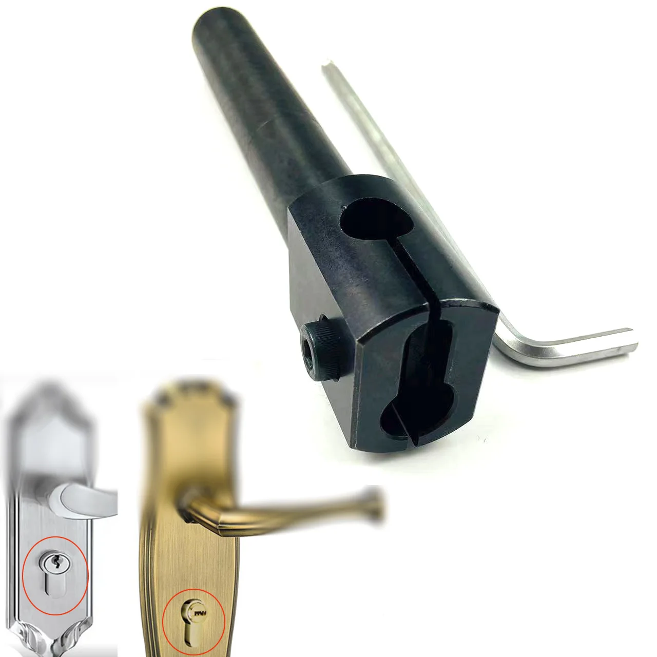 2 в 1 замок цилиндровый Съемник Snapper один стержень с шт. съемника LockPick для дверного
