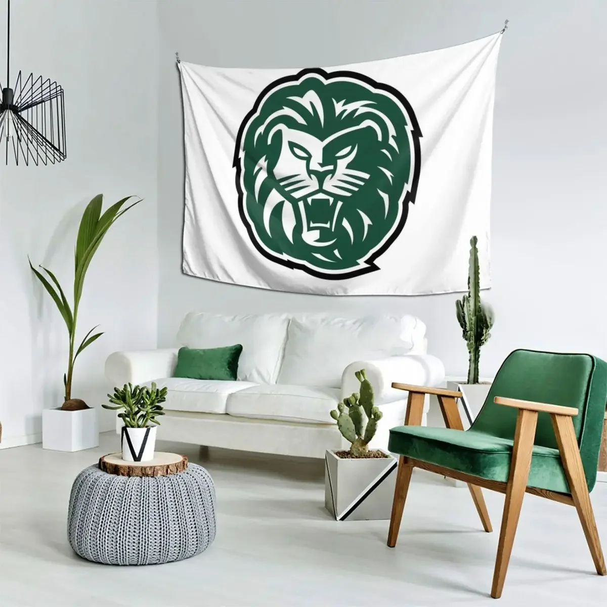 Piedmont University Athletics Lions Logo Гобелен