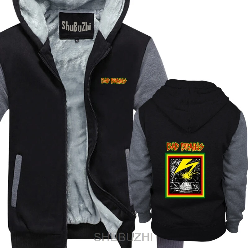 

Bad Brains thick hoodies - First Album Official Hardcore Black Flag Punk thick hoodies fashion brand top winter jacket sbz4137