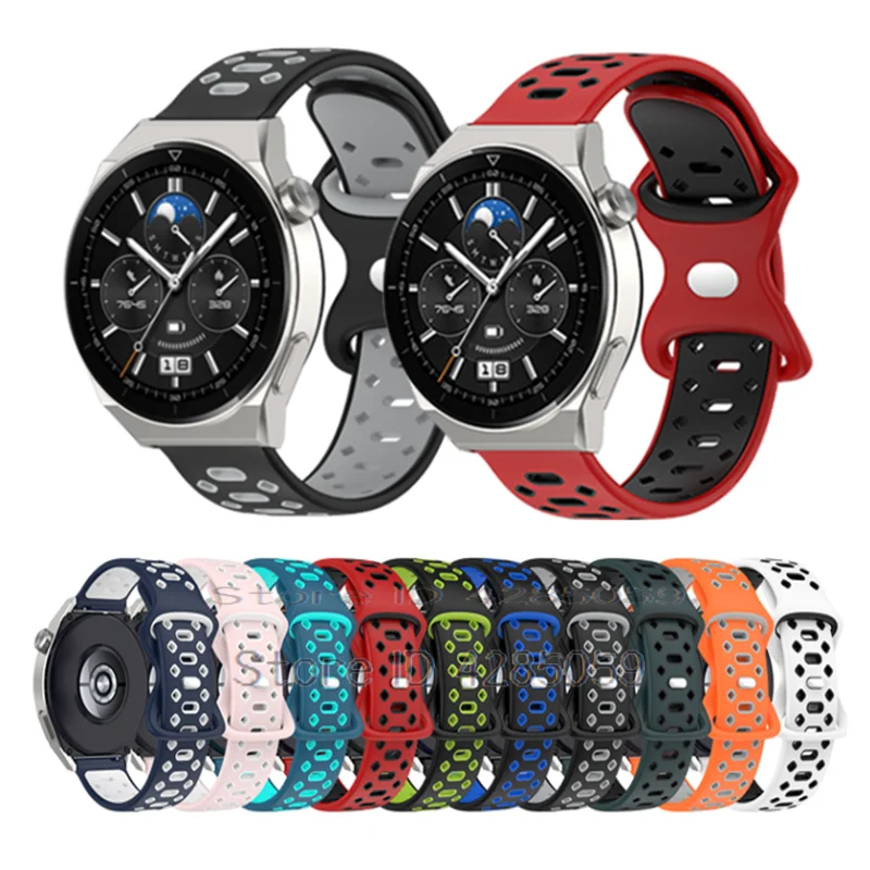 

Ремешок силиконовый для смарт-часов Huawei Watch GT 3/GT 3 pro/GT 2 46 мм