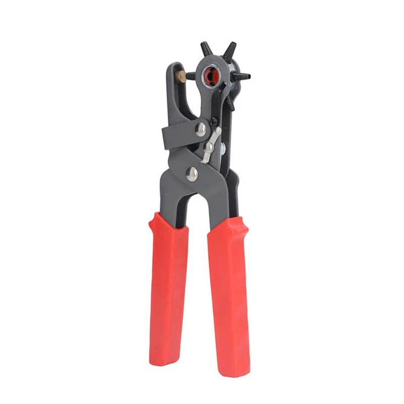 

Heavy Duty Strap Hole Punch Multifunctional Belt Hole Puncher High Carbon Steel 6 Hole Punch Puncher Plier Tool Set