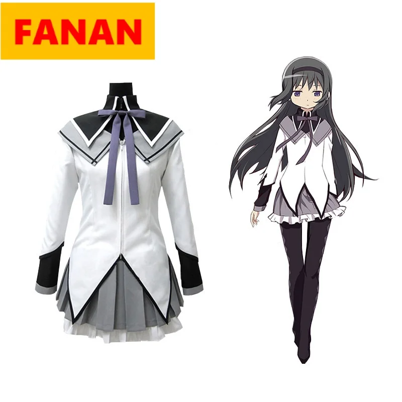 

Костюм для косплея аниме Puella Magi Madoka Magica Akemi Homura, одежда на заказ