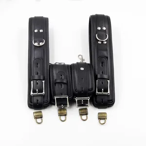 Наручники на бедра, из искусственной кожи, фетиш, рабы, инструмент для интима