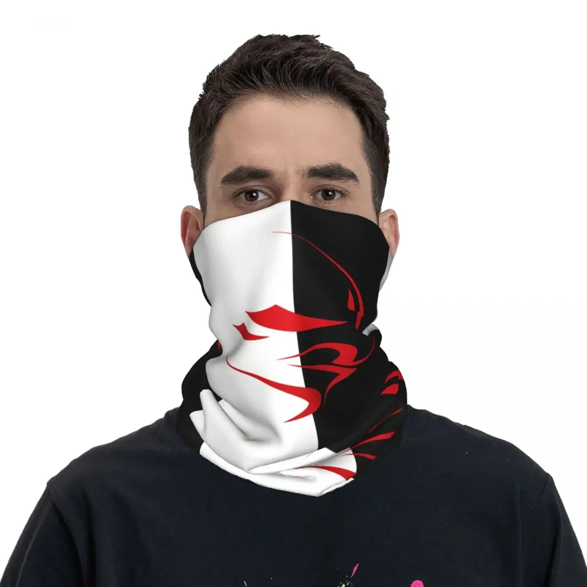 Леопардовый крутой шарф шейный платок маска для лица из полиэстера