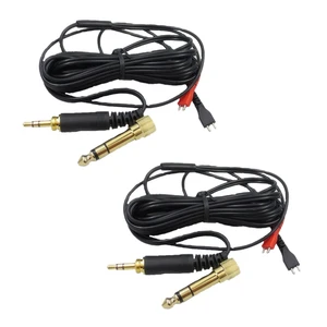 Hot 2X Replacement Audio Cable For Sennheiser HD25 HD25-1 HD25-1 II HD25-C HD25-13 HD 25 HD600 HD650 Headphones