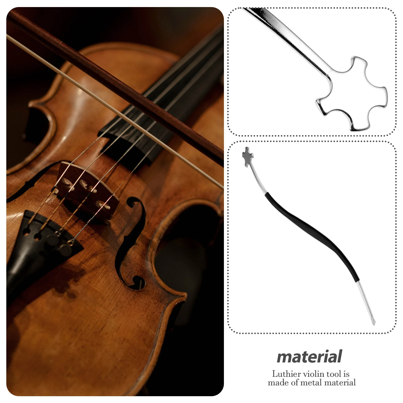 Набор инструментов для ремонта скрипки ладовый крюк вставка звуковой стойки