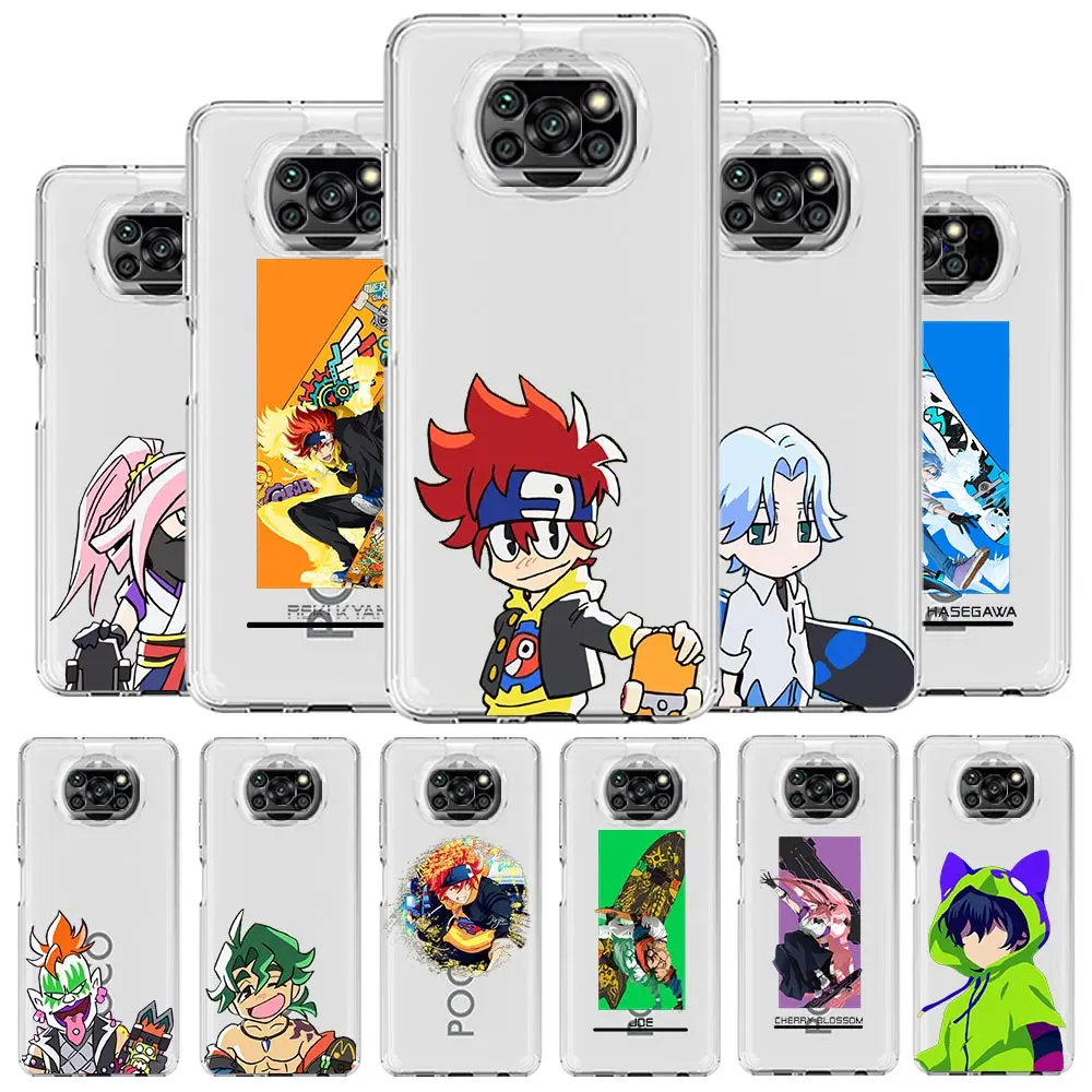 

Anime SK8 The Infinity Phone Case For Xiaomi Mi 12T 10 12 Lite 11 Ultra 11X 11T Pro 11i Poco X4 X3 NFC F3 F4 M3 M4 Clear Cover