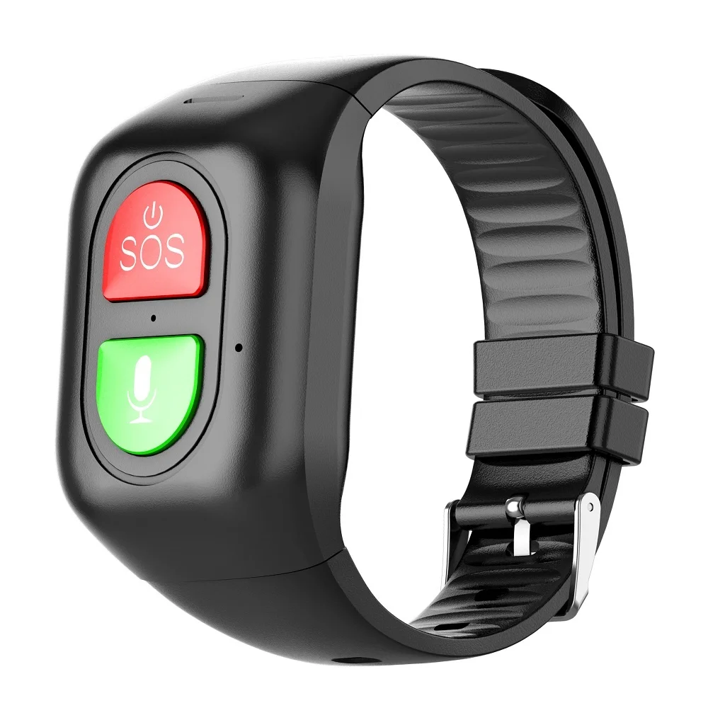 

Smart Bracelet Long Standby Elderly Men Students SOS Watch for IOS Android Heart Rate Blood Pressure Pedometer GPS Tracker Watch
