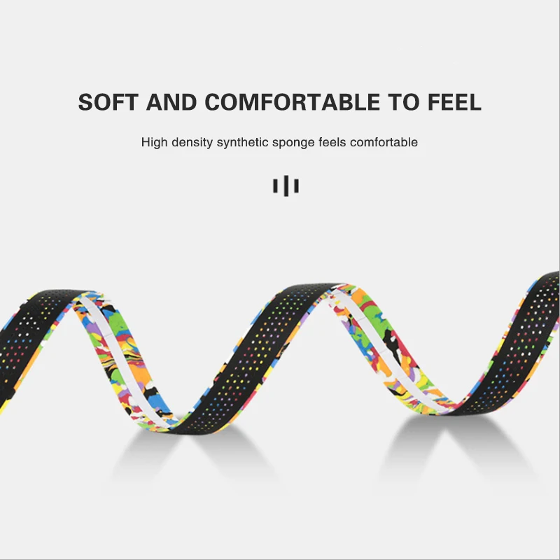 1 Пара Дышащих Перфорированных Лент Для Руля Нескользящая Велосипедная Лента