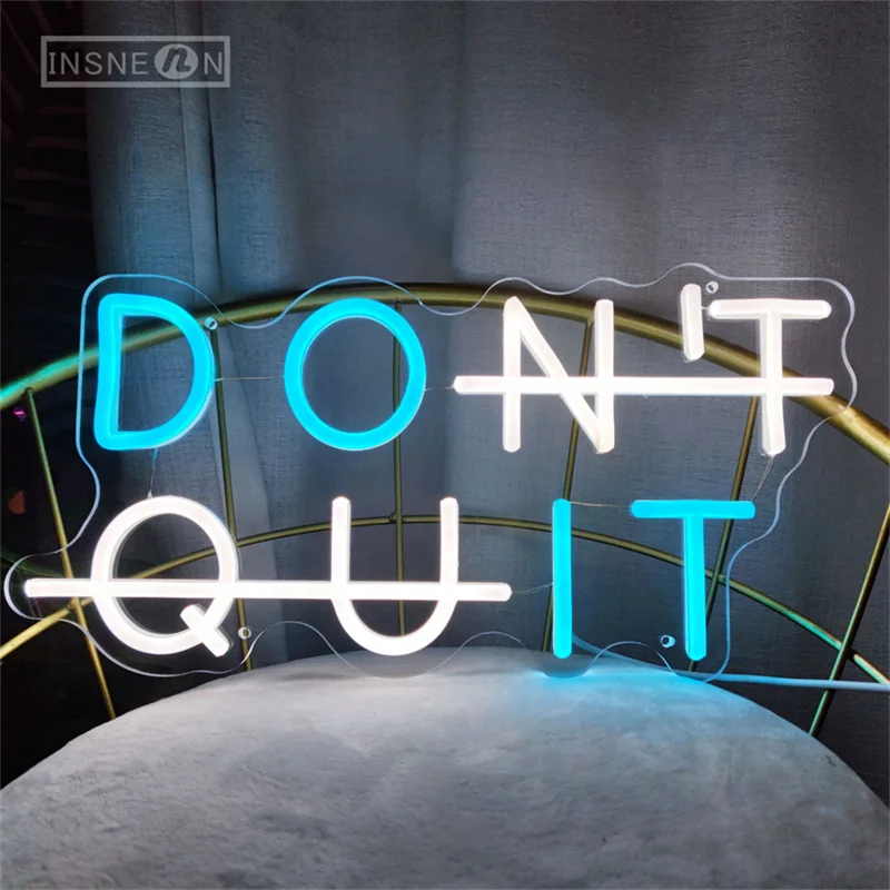 Надпись не выходите неоновый декоративный USB-знак для бара спальни гостиной