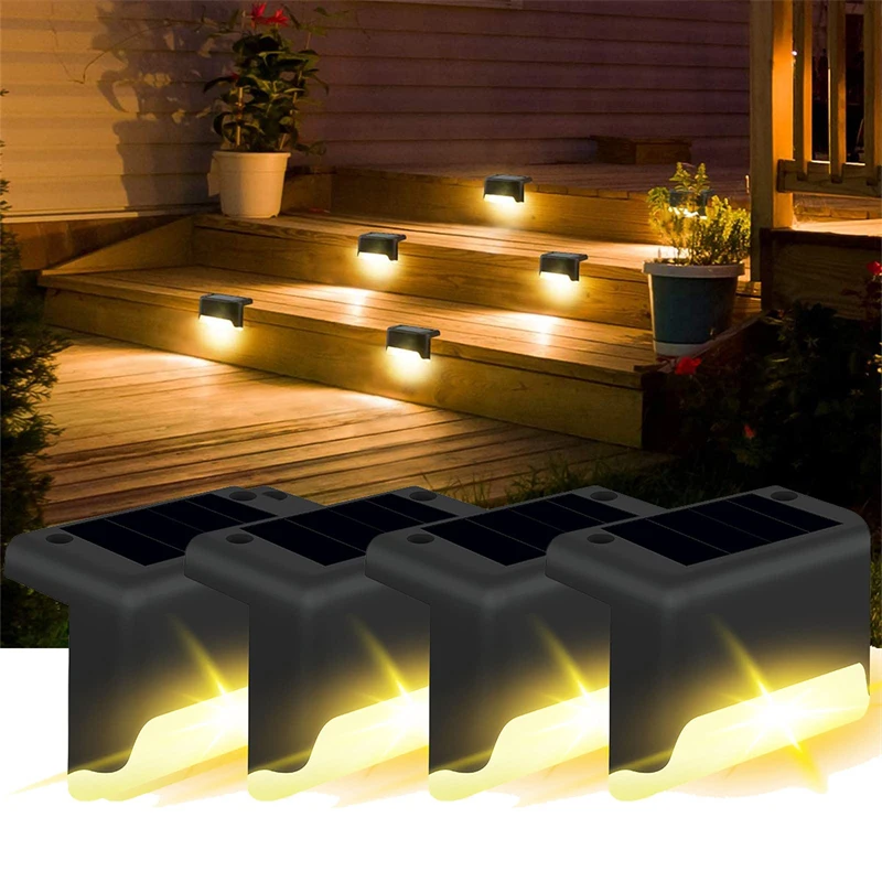 

20Pcs Solar Deck LED Lights Outdoor Waterproof Solar Step Lights for Deck Railing Wall Patio Garden Stair Yard and Driveway Path