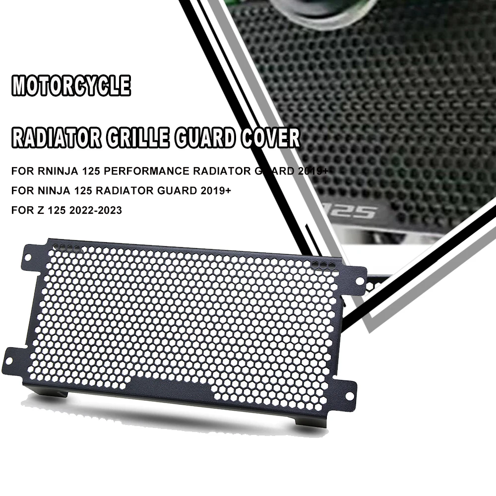 

Защита радиатора для Ninja 125 Z 125, защита решетки радиатора, крышка гриля, резервуар для воды для KAWASAKI Ninja125 Z 125 2019 2020 21-2023