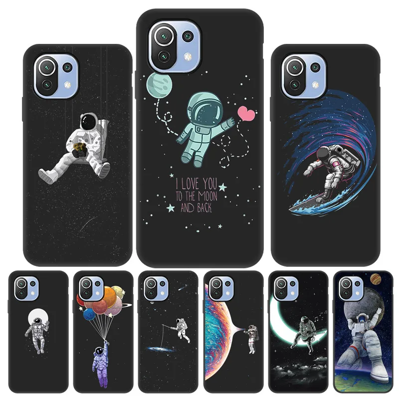 

Astronaut Phone Case For Xiaomi Mi 10T Pro Case Fashion Fundas for Xiaomi Mi 11T Pro 11 Lite Ultra 8 9 SE Pro 8 Lite Soft Cover