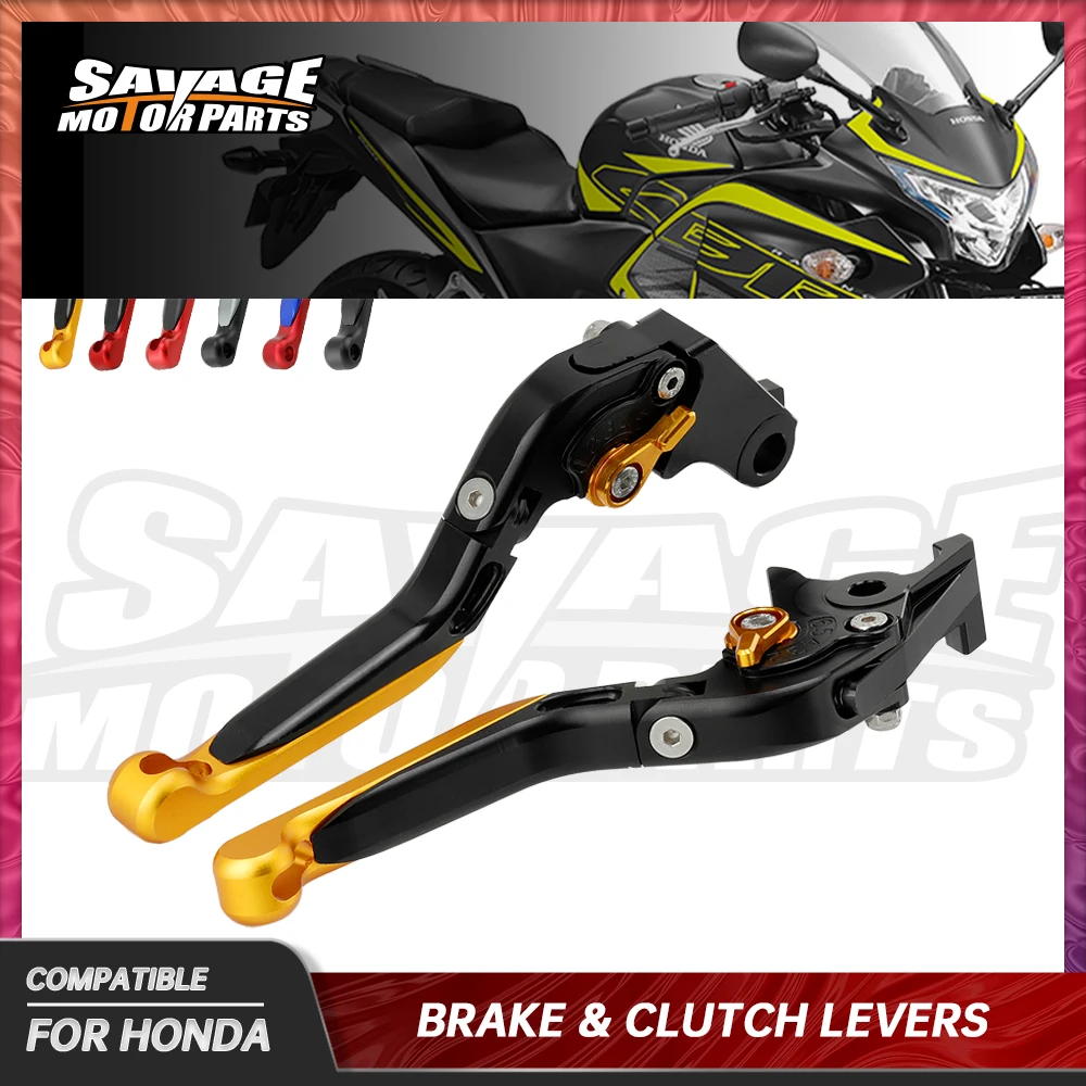 

For HONDA CBR 250R/300R/500R 20-21 Folding Brake Clutch Levers CB 300F 500X/F 190X/R CBF190R MSX125 GROM Motorcycle Handle